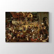 Pieter Bruegel - Karnaval Ve Perhiz Tablosu