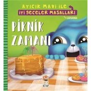 Piknik Zamanı / Ayıcık Mavi İle İyi Geceler Masalları - Melek Dinçer - Sincap Kitap Yayınları