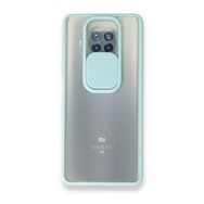 pilelistore Xiaomi Mi 10T Palm Buzlu Kamera Sürgülü Silikon Turkuaz Lite Kılıf