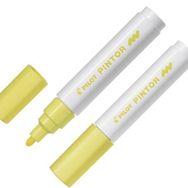 Pilot SW-PT-M-PY M Pastel Sarı Pintor Dekorasyon Kalemi