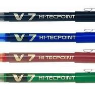 Pilot V7 Hi-Tecpoint Mavi İğne Uçlu Kalem