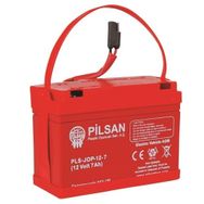 Pilsan 12 Volt 7 A Akü 12V 7 Amper Kırmızı Çocuk Arabası Aküsü