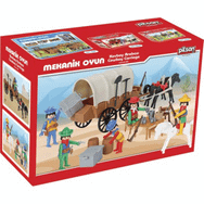 Pilsan Mini Mekanik Serisi:3 Kovboy Arabası Oyun Seti