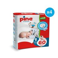 Pine Classic No:1 Yenidoğan 240 Adet Bebek Bezi