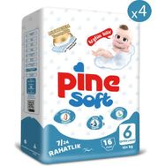 Pine Soft No:6 XLarge 64 Adet Bebek Bezi