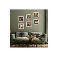 Pinecone Wall Art Picasso Salvador Dali Taş Duvar Tablosu Çerçeveli Duvar Dekoru 6 Parça Tablo Seti