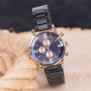 Pinkoli ST-304011 Rose Renk Roma Rakamlı Çelik Kasa Kadın Kol Saati