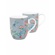 PIP STUDIO Flower Festival Mavi 2'li 145 ml Küçük Mug Seti