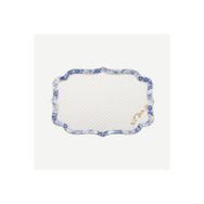 PIP STUDIO Royal White Collection Mavi Beyaz 26 cm Porselen Tepsi