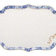 PIP STUDIO Royal White Collection Mavi Beyaz 26 cm Porselen Tepsi