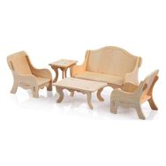 Piramigo 3D Ahşap Boyanabilir Ev Maketi