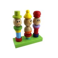 Piramigo Kule Komik Yüzler Karakter Kümeleri Character Phiz Set Of Tower Ahşap Oyuncak