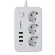 Piranha Akım Korumalı 2 USB Uzatma Kablosu