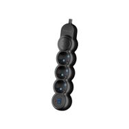 Piranha Akım Korumalı 3 USB'li Uzatma Kablosu