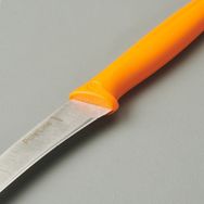 Pirge 9 cm Turuncu Kıvrık Soyma Bıçağı