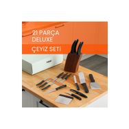 Pirge Çeyizlik Deluxe - 21 Parça Bıçak Seti