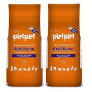 Pisipisi Sabun Kokulu Topaklanan Kalın Taneli 2x10 kg Kedi Kumu