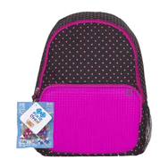 Pixie Crew PXB-02 Kız Çocuk Okul Sırt Çantası Fuşya Siyah