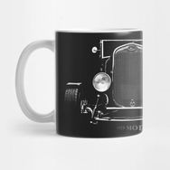 Pixxa 1929 Ford Model A, Hot Rod, Black Shirt Kupa Bardak