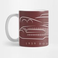 Pixxa 1959 Dodge Coronet - Stencil Kupa Bardak