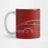 Pixxa 1983 Datsun 280ZX Profile Stencil White Kupa Bardak