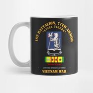 Pixxa 1st Bn 77TH Armor W 8 Vn Campaign Stars Kupa Bardak