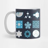 Pixxa 9 Fractals- Blue Kupa Bardak