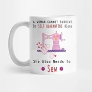 Pixxa A Women Cannot Survive On Self-Quarantine Alone She Also Needs To Sew Kupa Bardak