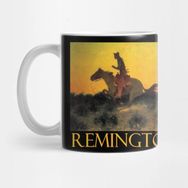 Pixxa Against The Sunset Frederic Remington Kupa Bardak