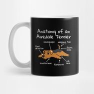 Pixxa Anatomy Of A Airedale Terrier Kupa Bardak