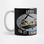 Pixxa Army Ch-47 Chinook Helıcopter Dıstresseds Gifts Kupa Bardak