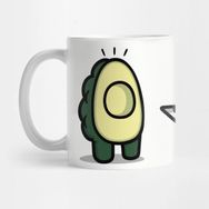 Pixxa Avocado Impostor Among Us Kupa Bardak