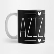 Pixxa Azizam Heart Love Persian Kupa Bardak