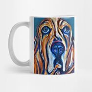 Pixxa Basset Hound Face Kupa Bardak