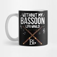 Pixxa Bassoon Shirt Women Men Band Player Jazz Music Bassoonist Kupa Bardak