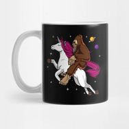 Pixxa Bigfoot Riding Unicorn Kupa Bardak