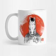 Pixxa Bojack Horseman Bojack Sumi-E Kupa Bardak