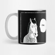 Pixxa Bojack Horseman One-Line Bojack Kupa Bardak
