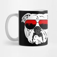 Pixxa Bulldog With Athens Skyline Kupa Bardak