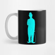 Pixxa Charlie Chaplin Cyan Kupa Bardak