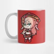 Pixxa Chibi Yanfei Genshin Impact Kupa Bardak