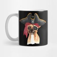 Pixxa Chihuahua Korsan Köpek Kupa Bardak