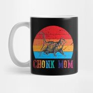 Pixxa Chonk Mom Chonk Scale Cat Meme Kupa Bardak