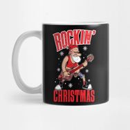 Pixxa Christmas Rockin Holiday Guitar Band Player Gift Kupa Bardak