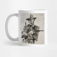 Pixxa Clint Eastwood Sketch Kupa Bardak