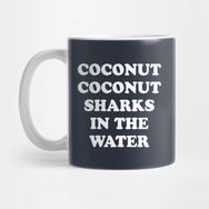 Pixxa Coconut Coconut Sharks In The Water Kupa Bardak