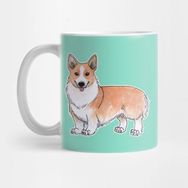 Pixxa Corgi With Mask (Covid) Kupa Bardak