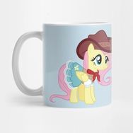 Pixxa Cowgirl Fluttershy Kupa Bardak