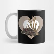 Pixxa Cute Warthog Heart For Warthog Lovers Kupa Bardak