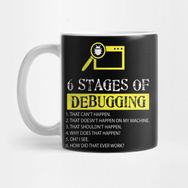 Pixxa Debug 6 Aşaması Kupa Bardak